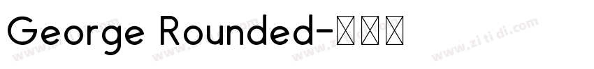 George Rounded字体转换